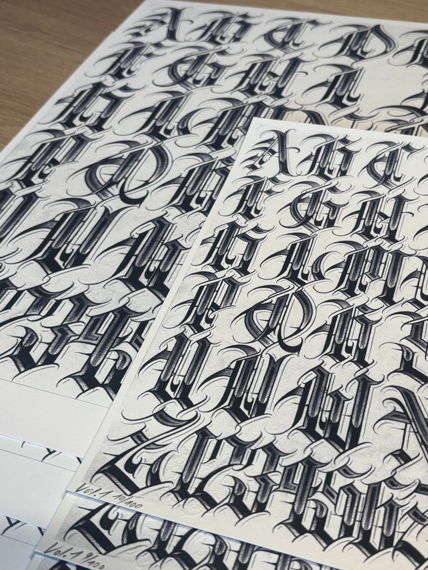 "NEW ABC" fine art print
