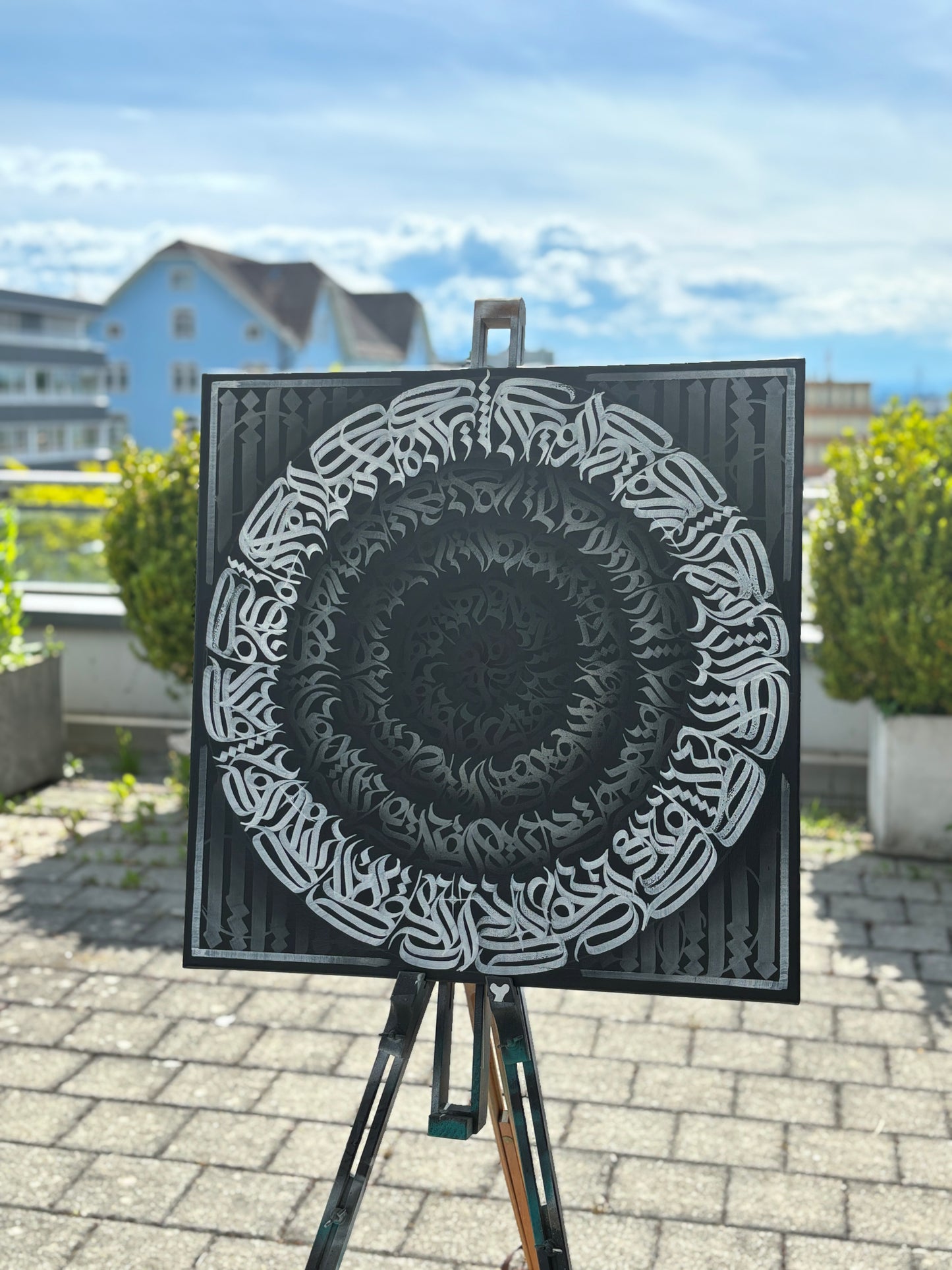 CANVAS 60X60 SPRAY/MARKER