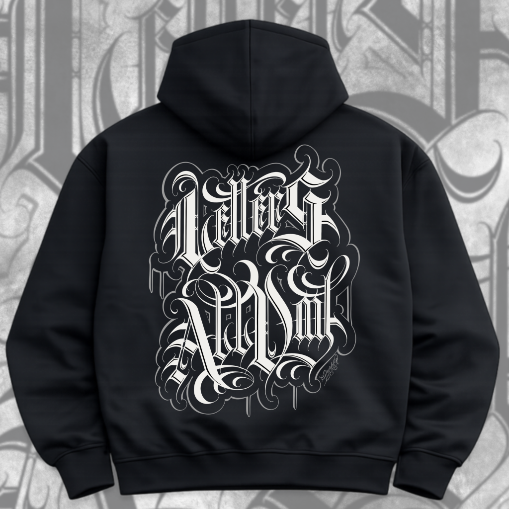 LETTERS A/D - Black Hoodie